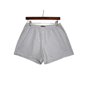 Brandy Melville Sleep Short Wmn OS Blue White Stripe Long Pajama Short Lounge